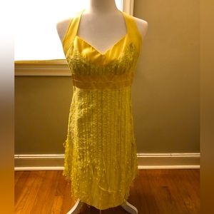 Shin Choi Yellow Cocktail Dress